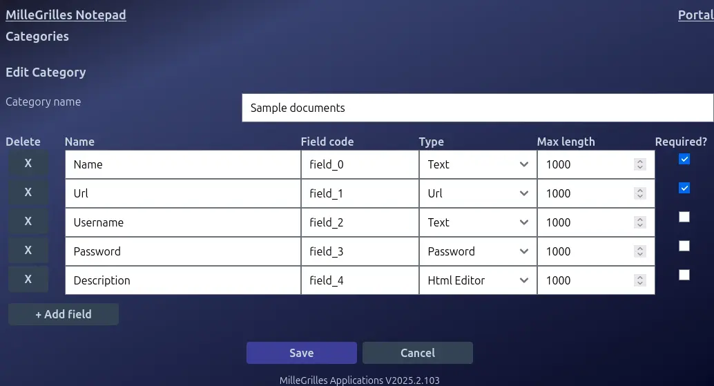 Écran Notepad Saisie d’écran