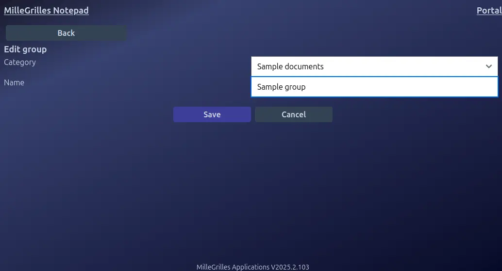 Écran Notepad Saisie d’écran