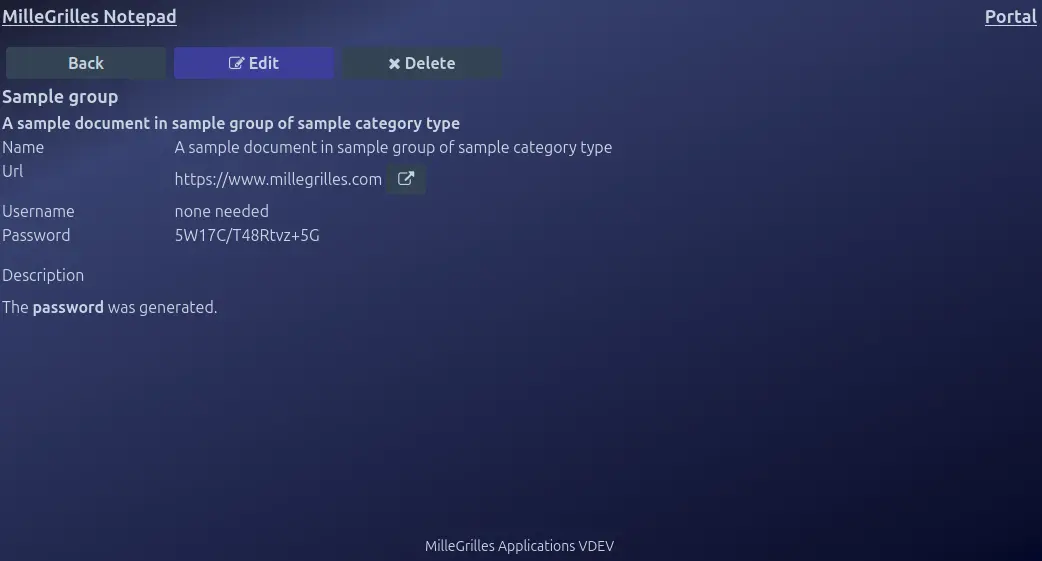 Écran Notepad Saisie d’écran