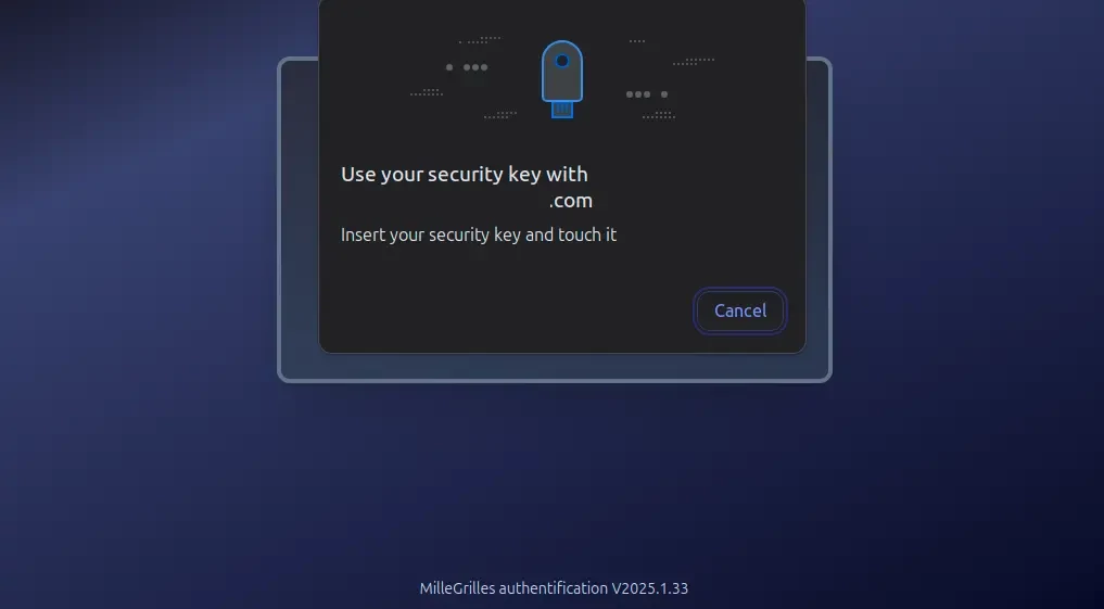 Écran Portail Saisie d’écran