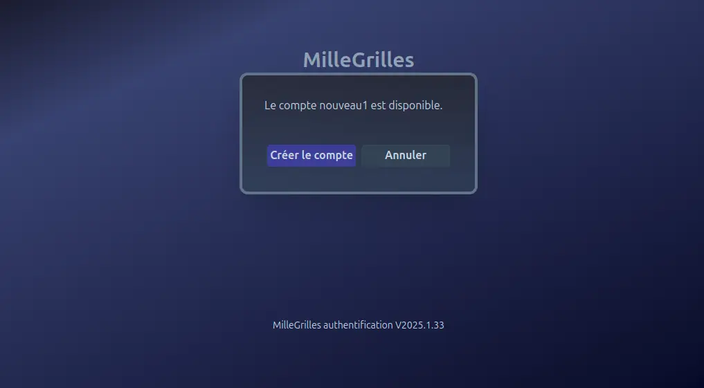 Écran Portail Saisie d’écran