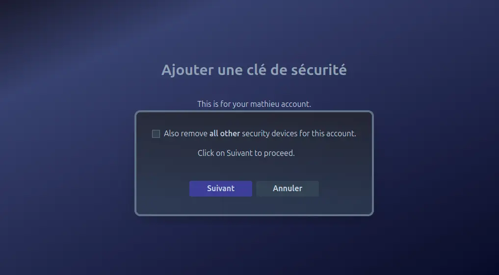 Écran Portail Saisie d’écran